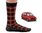 Preview: Socken im Design "GTI MK1" - Rot